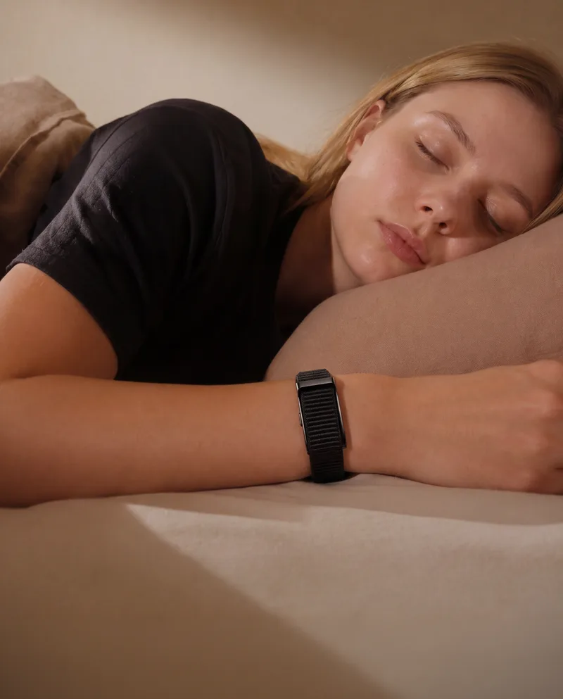 Smartwatch on a charger overnight